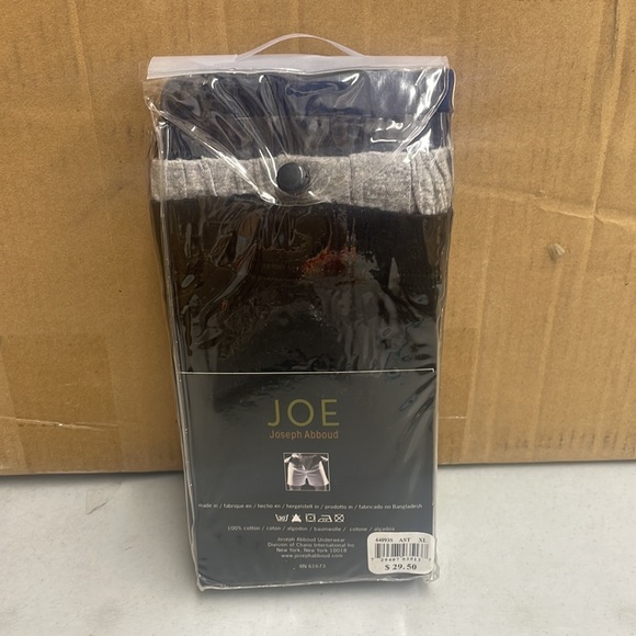 3-Pack Joseph Abboud Knit Jersey Boxers - Picture 4 of 5